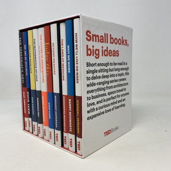 TED Books Box Set: Small Books, Big Ideas 10 Books - Picture 2 of 9